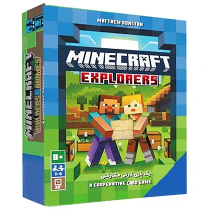 بازی فکری ماینکرفت جویندگان گنج Minecraft Explorers | بردگیم ماجراجویی خانوادگی