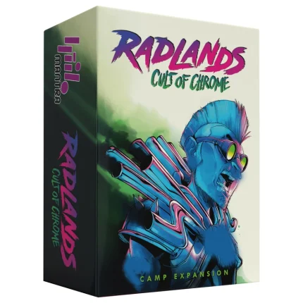 بازی فکری افزونه ردلندز Cult of Chrome Radlands Expansion | توسعه بردگیم استراتژیک دونفره