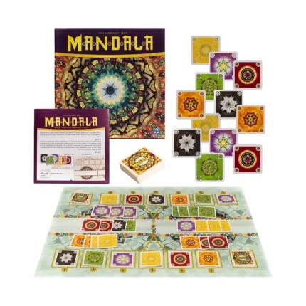 بازی فکری ماندالا Mandala | بازی کارتی استراتژیک دونفره