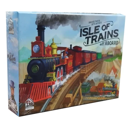بازی فکری جزیره قطارها Isle of Trains | بردگیم استراتژیک قطارسازی