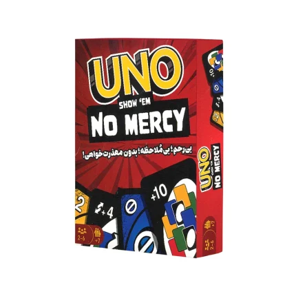 بازی فکری اونو نو مرسی UNO No Mercy | بازی کارتی خانوادگی ۷ سال به بالا