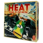 بازی فکری هیت Heat Pedal to the Metal | بردگیم مسابقه‌ای استراتژیک ۱ تا ۶ نفره